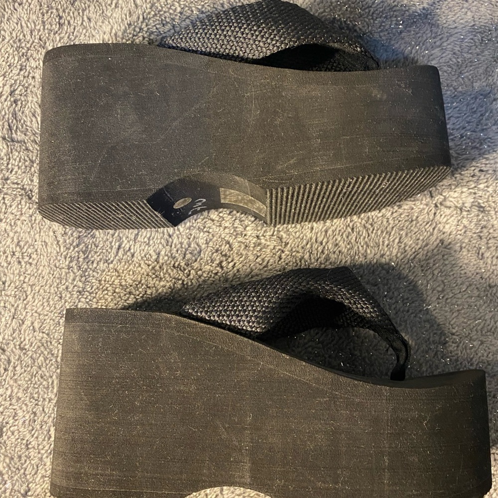 Jeffrey Campbell platform flip-flops